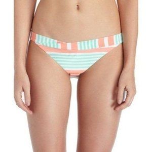 Raisins Women's Coco Striped Bikini Bottoms, Mint, SZ M